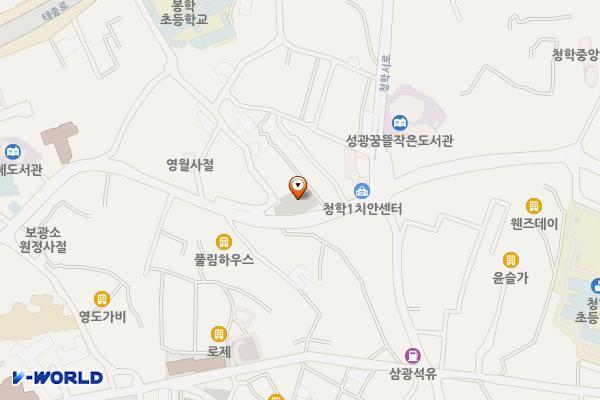 청학하나공영주차장 위치 지도 — 부산광역시 영도구 하나길 803