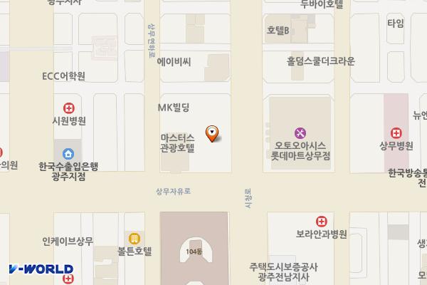 에코하우스(광주 서구 치평동) 위치 지도 — 전남광주통합특별시 서구 시청로 41