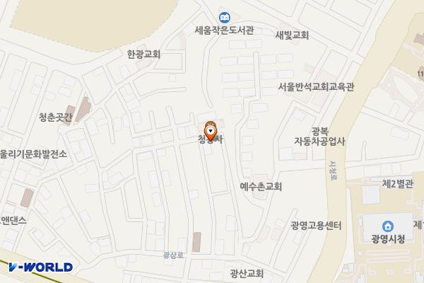 광삼로 뜨락 위치 지도 — 경기도 광명시 광명동 32-12번지