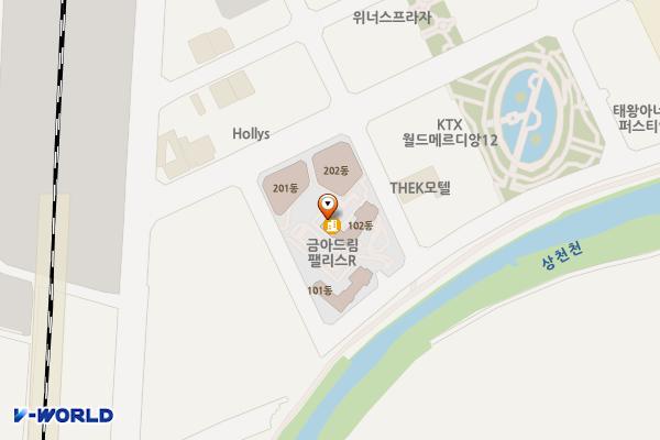 울주금아드림팰리스오피스텔 위치 지도 — 울산광역시 울주군 삼남읍 도호1길 39-11