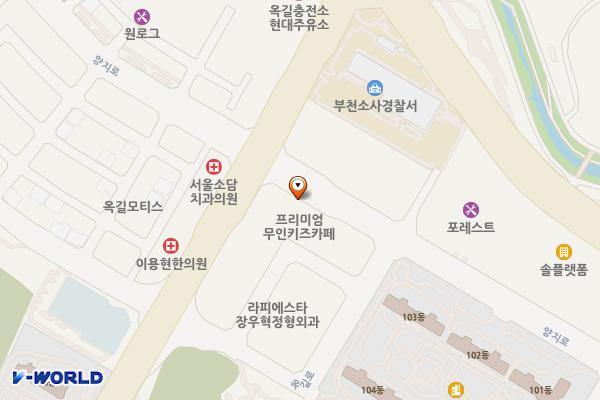 대우센트럴프라자 위치 지도 — 경기도 부천시 소사구 옥길로 110-25