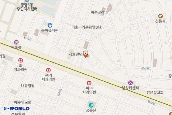 뜨락 위치 지도 — 경기도 광명시 광명동 35-16번지