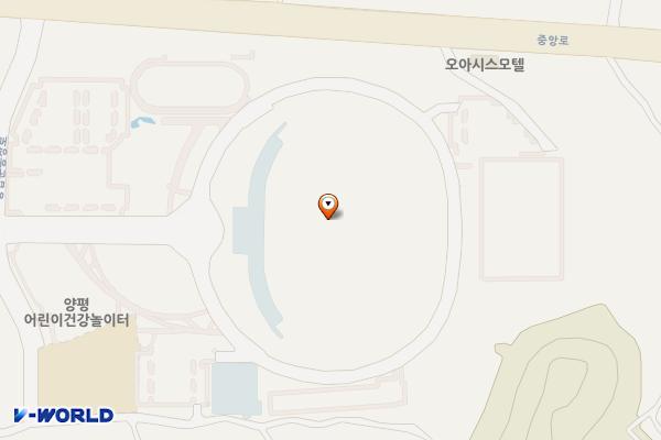 물맑은양평종합운동장 위치 지도 — 경기도 양평군 양평읍 종합운동장로 7