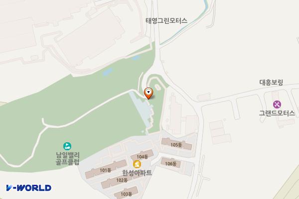 남일밸리골프클럽 위치 지도 — 충청남도 아산시 배방읍 휴대길 194