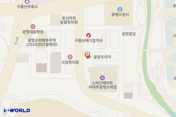 소하동 제4 위치 지도 — 경기도 광명시 소하동 1339-2번지