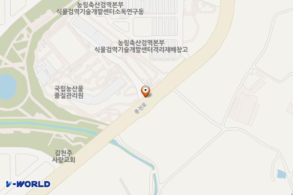 국립농산물품질관리원 위치 지도 — 경상북도 김천시 용전로 141