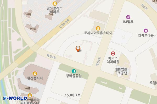 산학연유치지원센터 위치 지도 — 경상북도 김천시 혁신2로 40