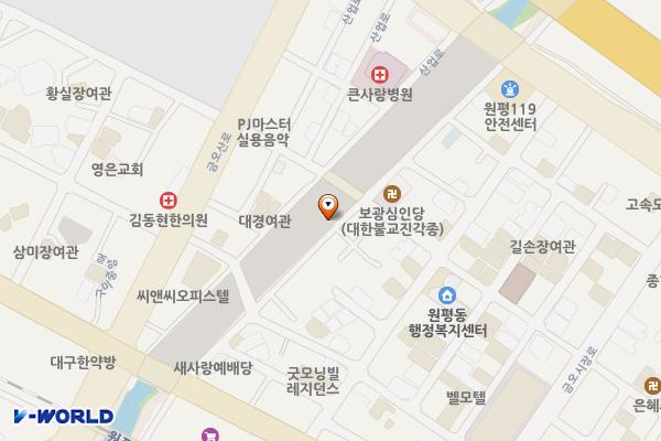 구미 금오천2주차장 위치 지도 — 경상북도 구미시 금오산로 53-9