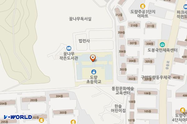 도량초등학교 위치 지도 — 경상북도 구미시 송동로7길 15-14