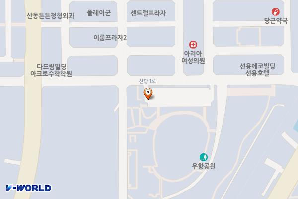 구미 우항공원 제2주차장 위치 지도 — 경상북도 구미시 산동읍 신당4로1길 56