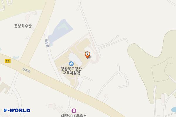 경산교육지원청 위치 지도 — 경상북도 경산시 원효로 309-6
