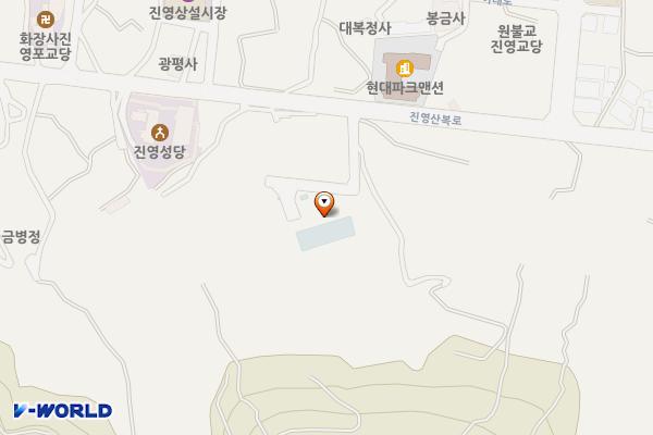 비앤비골프클럽 위치 지도 — 경상남도 김해시 진영읍 진영산복로 130-21