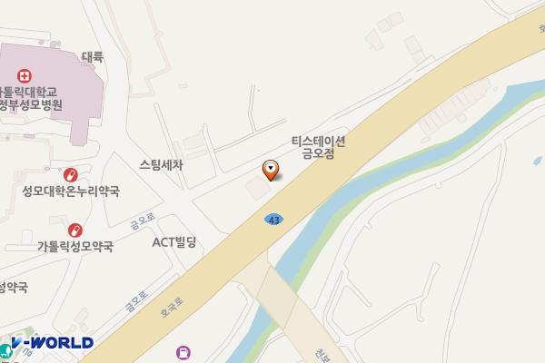 의정부세차장 랜드워시 위치 지도 — 경기도 의정부시 호국로 1631