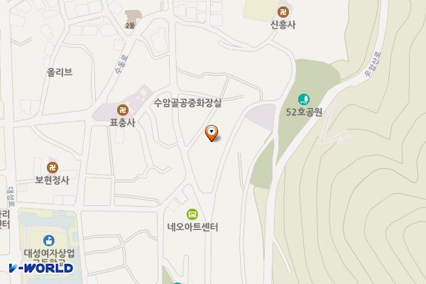 청주시 수동 공드리스튜디오(7kW) 위치 지도 — 충청북도 청주시 상당구 수암로36번길 21-4