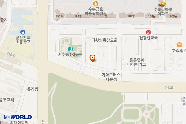 전북 나운동 뷰티팜스파(11kW) 위치 지도 — 전북특별자치도 군산시 서수송1길 28-1