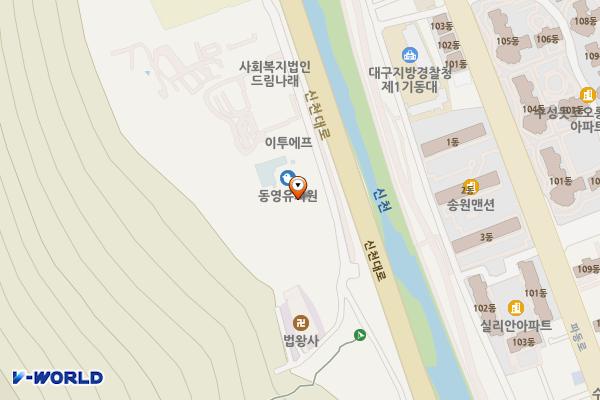 대구 해오름요양원(11kW) 위치 지도 — 대구광역시 수성구 파동로51길 96