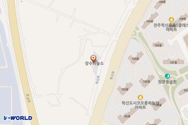 전북 완주 우마이엔에스1(11kW) 위치 지도 — 전북특별자치도 완주군 이서면 혁신로 243-19