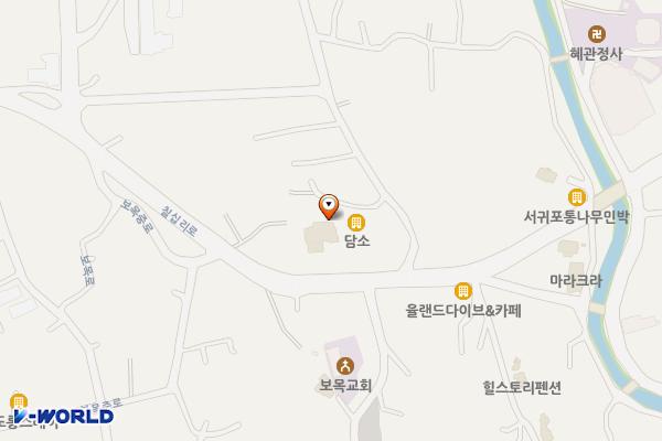 제주 더블루제주호텔 위치 지도 — 제주특별자치도 서귀포시 칠십리로 479