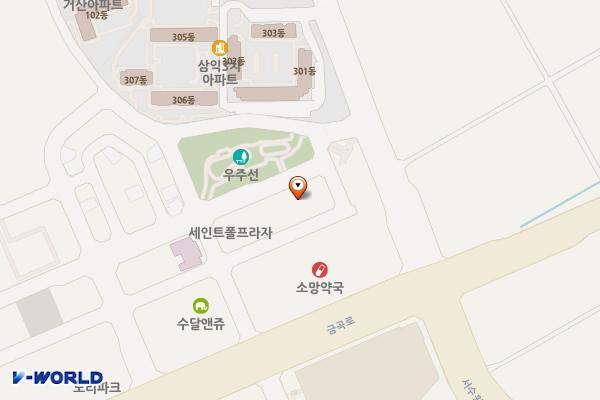 수원 LOFT153오피스텔 위치 지도 — 경기도 수원시 권선구 금곡로197번길 18-73