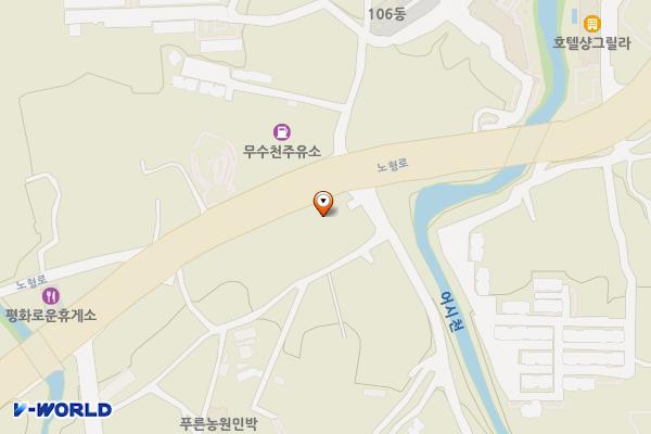 제주 화남정 위치 지도 — 제주특별자치도 제주시 노형로 44