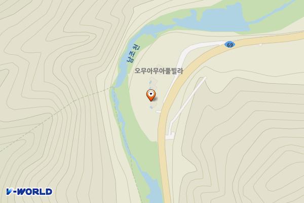 단양 오무아무아풀빌라충전소 위치 지도 — 충청북도 단양군 대강면 사인암로 615