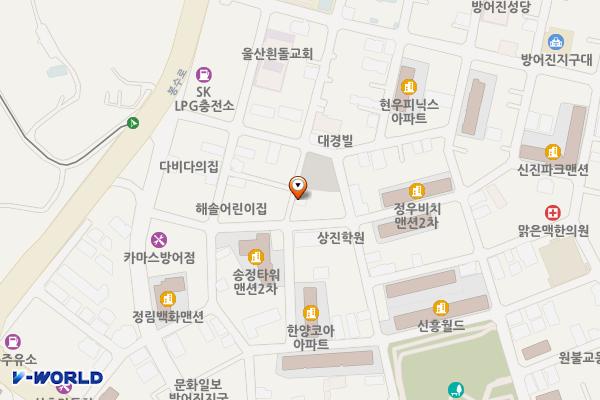 방어동 공영주차장 위치 지도 — 울산광역시 동구 방어동 913-15