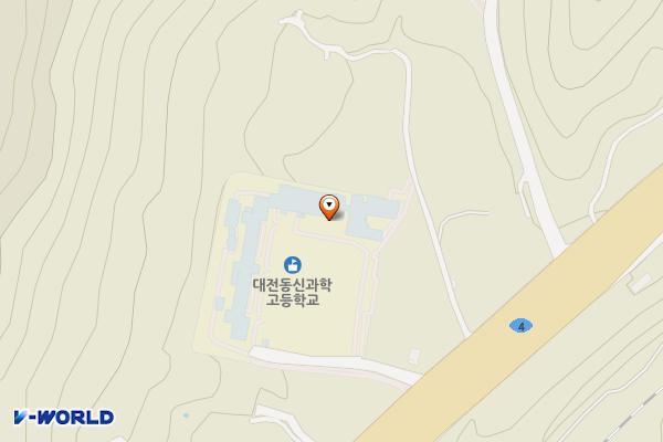 대전동신과학고등학교 위치 지도 — 대전광역시 동구 옥천로 423