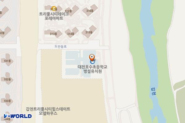 대전은어송중학교 위치 지도 — 대전광역시 동구 동구청로 26