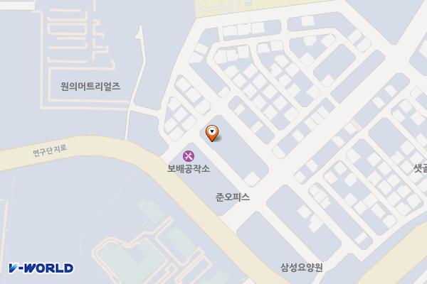 김산기염소탕오창본점 위치 지도 — 충청북도 청주시 청원구 오창읍 양청6길 9