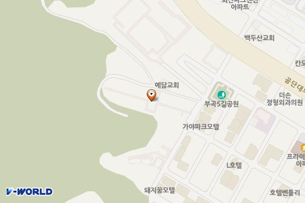 (완속)군산호국의숲 위치 지도 — 전북특별자치도 군산시 현충로 85