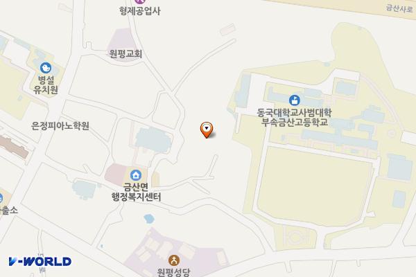 김제 금산면 행정복지센터 위치 지도 — 전북특별자치도 김제시 금산면 원평8길 29-64