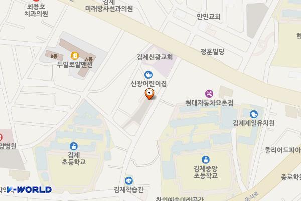 (급속)김제 신광교회 뒤 공영주차장 위치 지도 — 전북특별자치도 김제시 요촌동 239-1