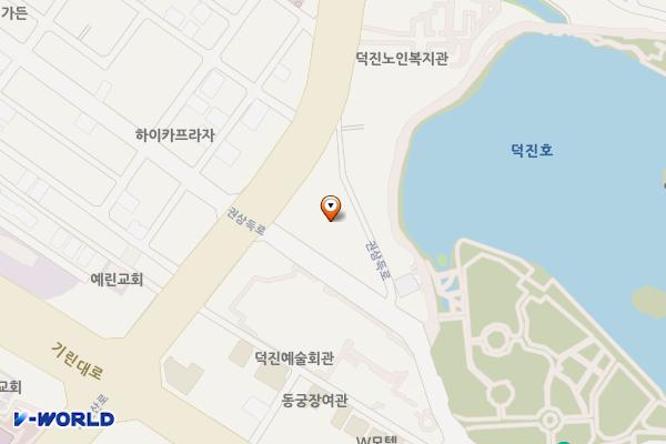 전북도립국악원 위치 지도 — 전북특별자치도 전주시 덕진구 권삼득로 400