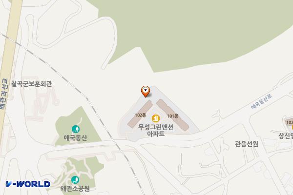 칠곡 상행 전기상용차 충전소 위치 지도 — 경상북도 칠곡군 왜관읍 경부고속도로 158