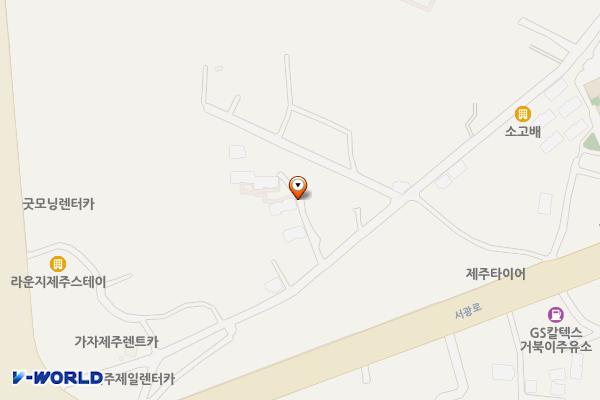 제주여객 전기버스 충전소 위치 지도 — 제주특별자치도 제주시 이호이동 166-5