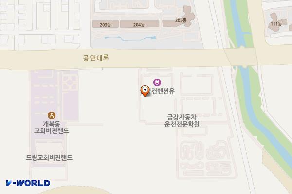 GDR아카데미 모든스크린골프 위치 지도 — 전북특별자치도 군산시 공단대로 183