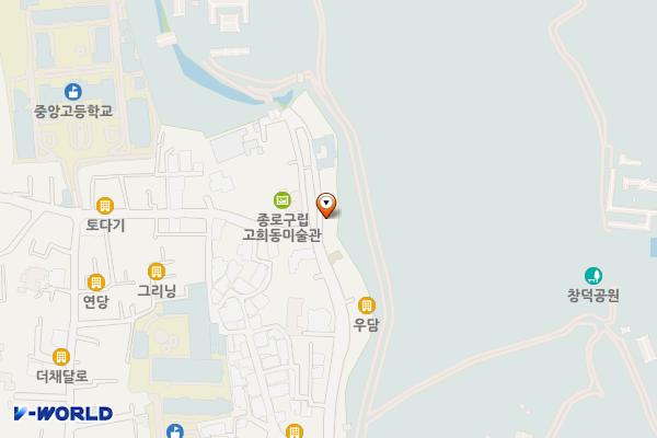 북촌단청공방 위치 지도 — 서울특별시 종로구 창덕궁5길 4
