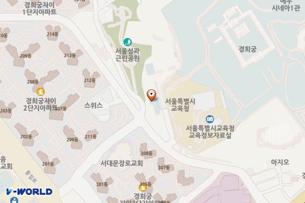 서울자유시민대학 화장실 위치 지도 — 서울특별시 종로구 송월길 52