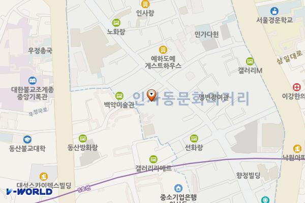 인사동마루 신관 위치 지도 — 서울특별시 종로구 인사동길 35-4