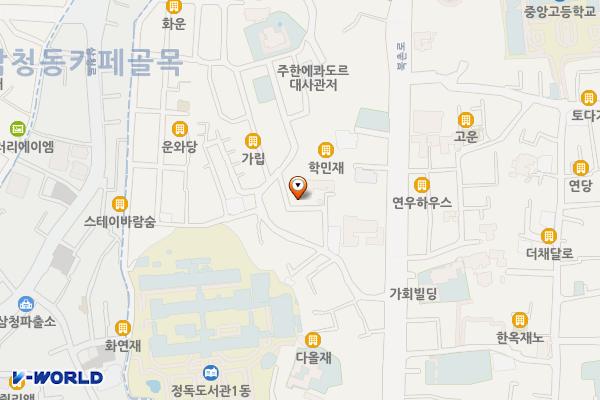 직물놀이공방 위치 지도 — 서울특별시 종로구 북촌로11가길 14
