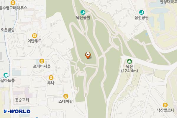 낙산공원 중앙광장 위치 지도 — 서울특별시 종로구 낙산길 54