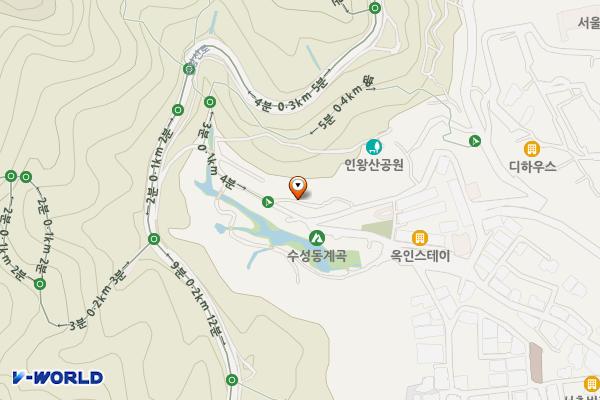 수성동계곡 공중화장실 위치 지도 — 서울특별시 종로구 옥인동 179-4