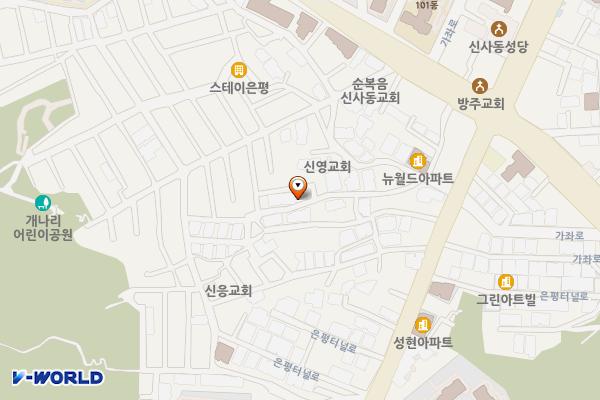 봉산도시자연공원지하 공영주차장 위치 지도 — 서울특별시 은평구 가좌로11가길38-11