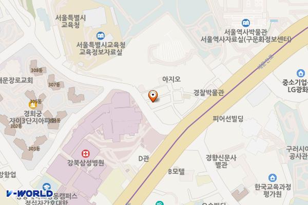 돈의문박물관마을안내소 위치 지도 — 서울특별시 종로구 송월길 14-3