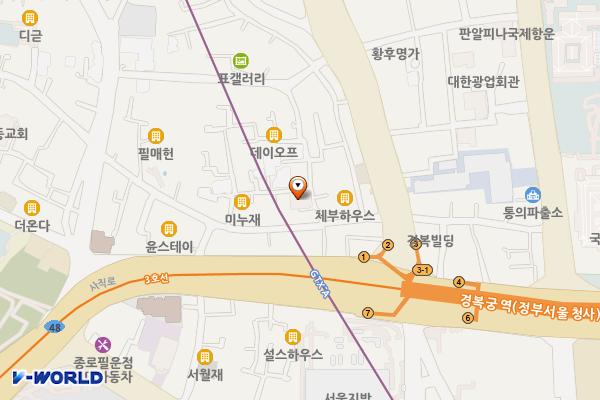 서울생활문화센터 체부 위치 지도 — 서울특별시 종로구 자하문로1나길 3-2