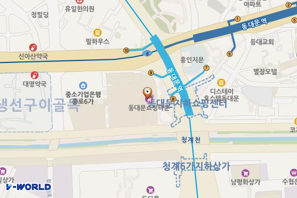 JW 매리어트 호텔 위치 지도 — 서울특별시 종로구 청계천로 279
