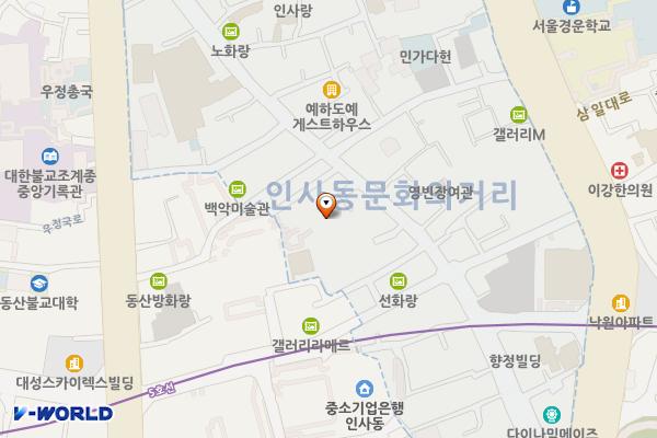 인사동마루 본관 위치 지도 — 서울특별시 종로구 인사동길 35-6