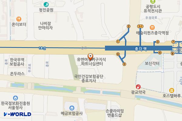 서울글로벌센터 위치 지도 — 서울특별시 종로구 종로 38 서울글로벌센터