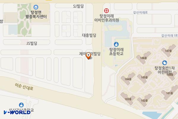 탕정 지중해마을 공영주차장 위치 지도 — 충청남도 아산시 탕정면로8번길 70