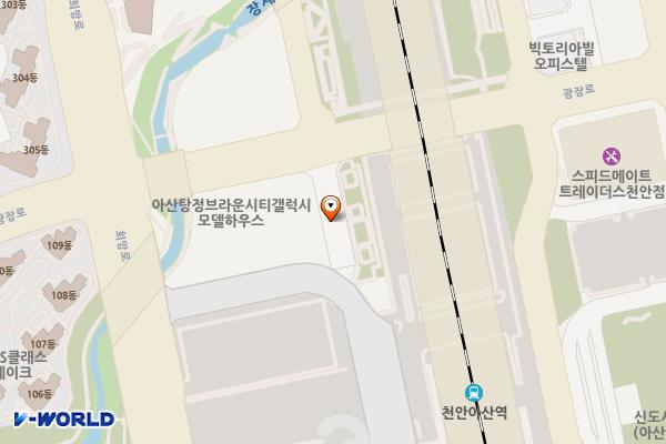 장재리 제4공영주차장 위치 지도 — 충청남도 아산시 배방읍 장재리 2011